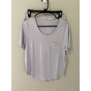 New Tommy John Women's Second Skin Pajama Sleep Short Set Lavender Size Small